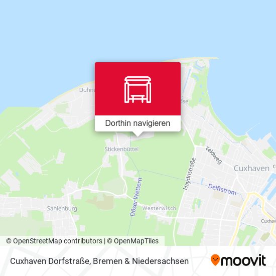 Cuxhaven Dorfstraße Karte