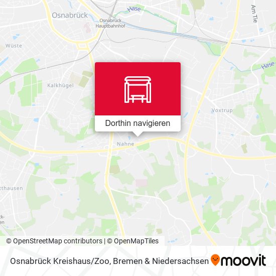 Osnabrück Kreishaus/Zoo Karte