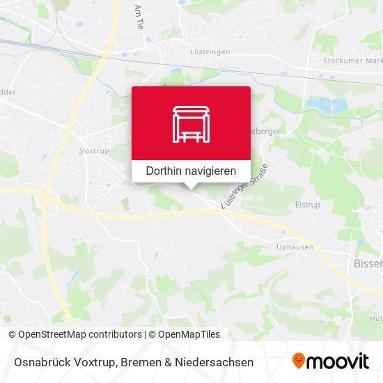 Osnabrück Voxtrup Karte