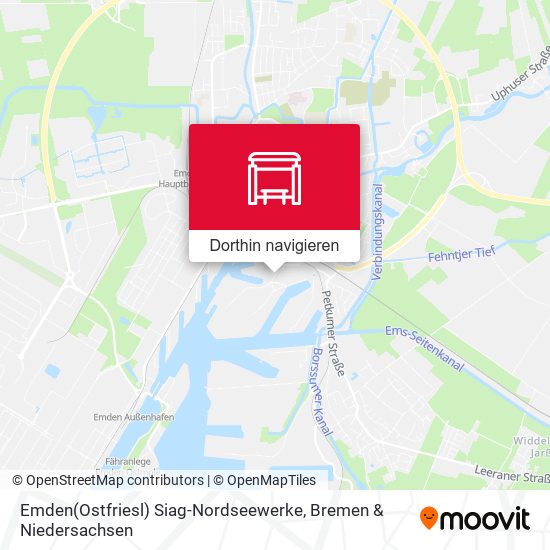 Emden(Ostfriesl) Siag-Nordseewerke Karte