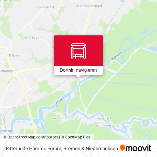 Ritterhude Hamme Forum Karte