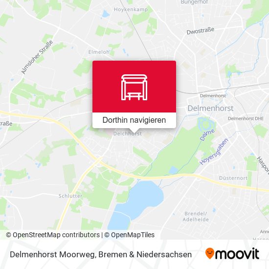 Delmenhorst Moorweg Karte