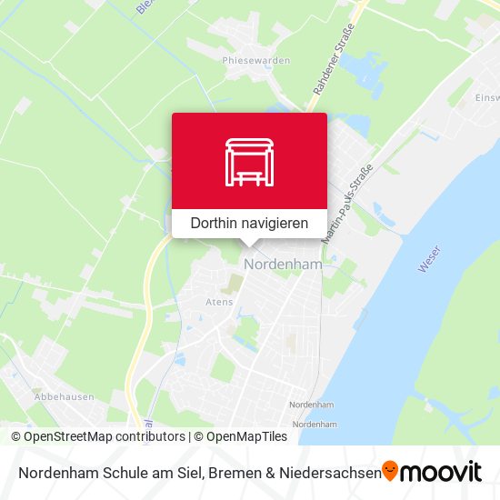 Nordenham Schule am Siel Karte