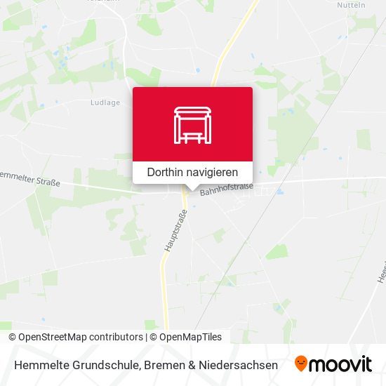 Hemmelte Grundschule Karte