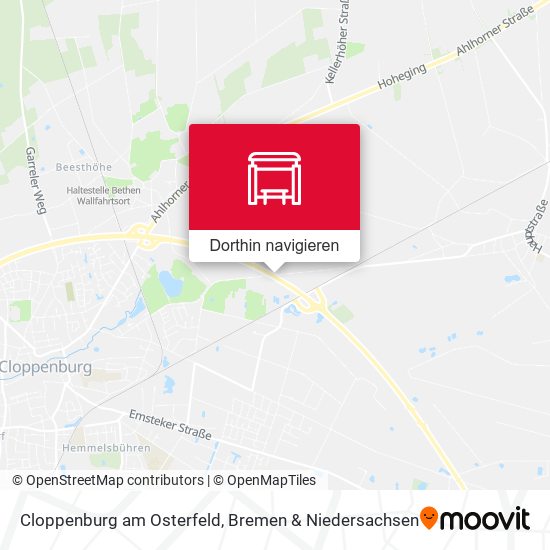 Cloppenburg am Osterfeld Karte