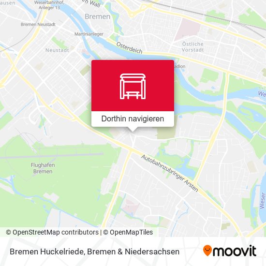 Bremen Huckelriede Karte