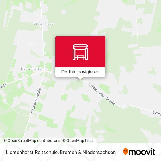Lichtenhorst Reitschule Karte