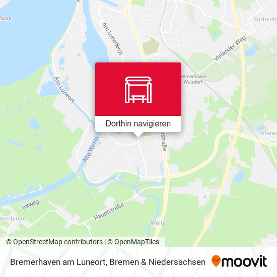 Bremerhaven am Luneort Karte