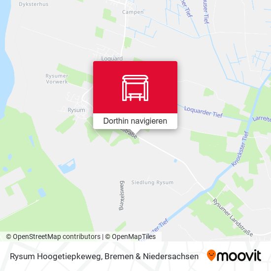 Rysum Hoogetiepkeweg Karte