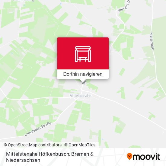 Mittelstenahe Höfkenbusch Karte