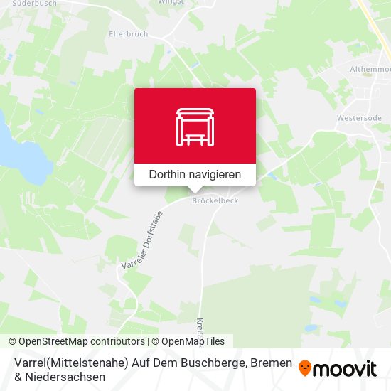 Varrel(Mittelstenahe) Auf Dem Buschberge Karte