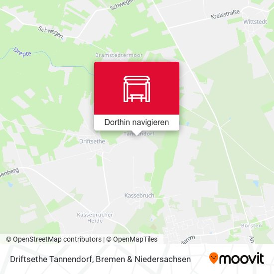 Driftsethe Tannendorf Karte