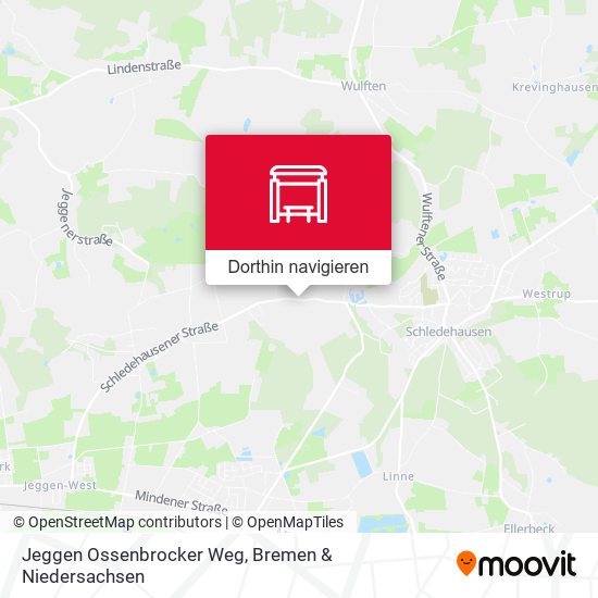 Jeggen Ossenbrocker Weg Karte