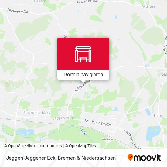 Jeggen Jeggener Eck Karte