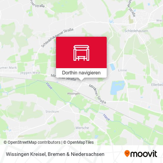 Wissingen Kreisel Karte