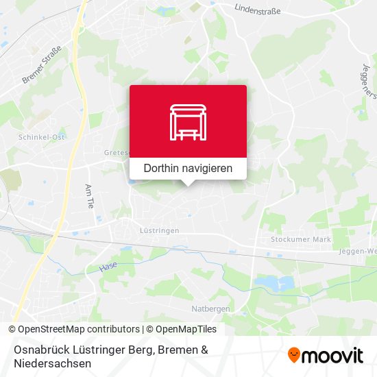 Osnabrück Lüstringer Berg Karte