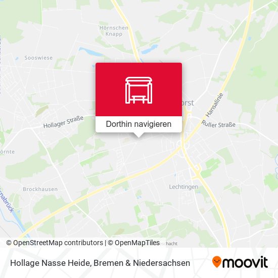 Hollage Nasse Heide Karte