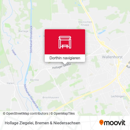 Hollage Ziegelei Karte