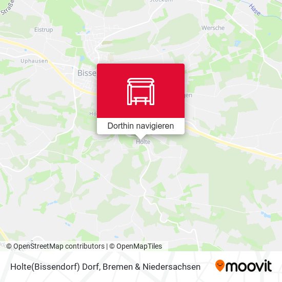 Holte(Bissendorf) Dorf Karte