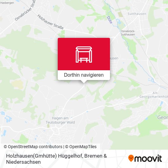 Holzhausen(Gmhütte) Hüggelhof Karte