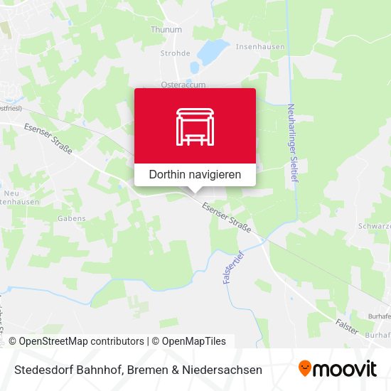 Stedesdorf Bahnhof Karte
