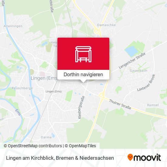 Lingen am Kirchblick Karte