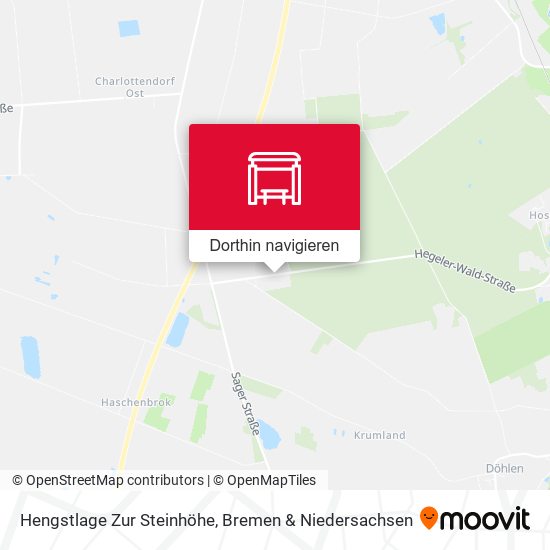 Hengstlage Zur Steinhöhe Karte