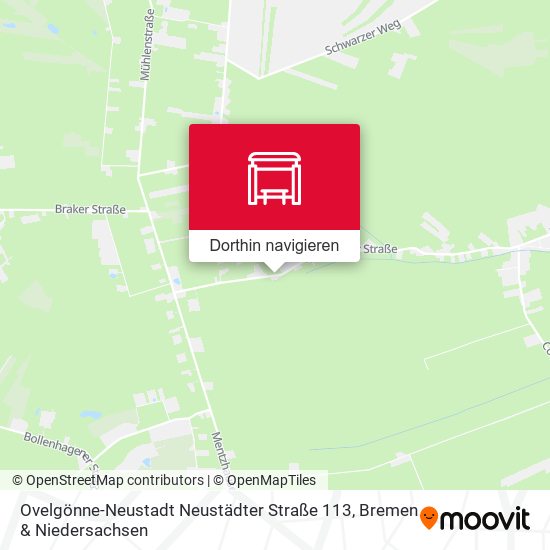 Ovelgönne-Neustadt Neustädter Straße 113 Karte