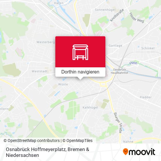 Osnabrück Hoffmeyerplatz Karte