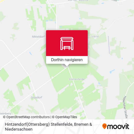 Hintzendorf(Ottersberg) Stellenfelde Karte