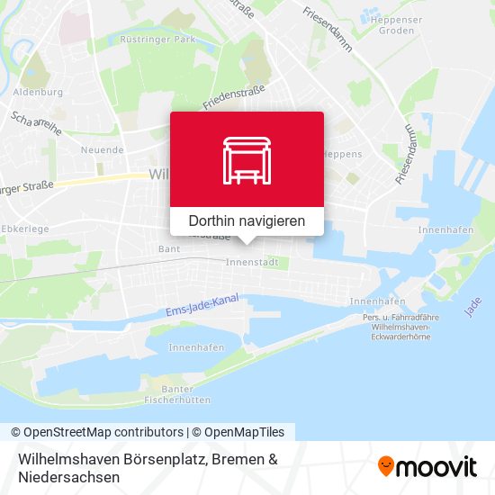 Wilhelmshaven Börsenplatz Karte