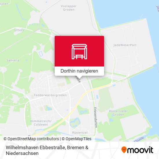 Wilhelmshaven Ebbestraße Karte