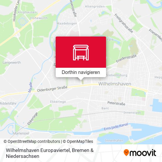 Wilhelmshaven Europaviertel Karte
