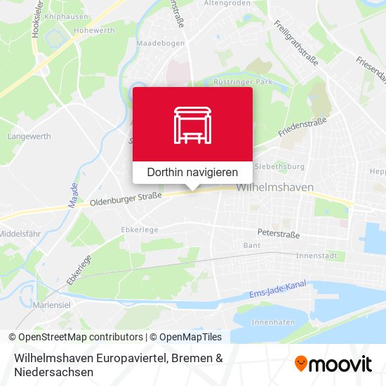 Wilhelmshaven Europaviertel Karte