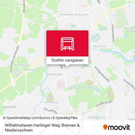 Wilhelmshaven Harlinger Weg Karte