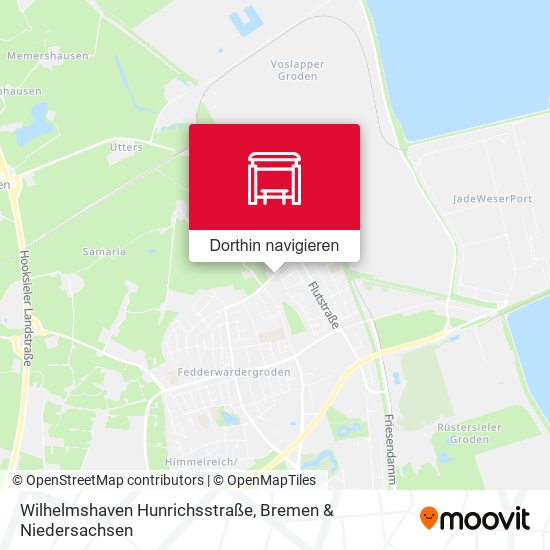 Wilhelmshaven Hunrichsstraße Karte