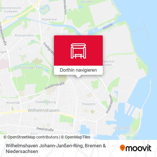 Wilhelmshaven Johann-Janßen-Ring Karte