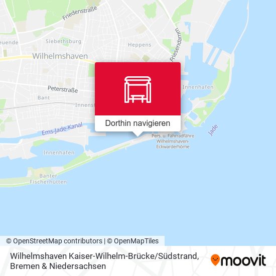 Wilhelmshaven Kaiser-Wilhelm-Brücke / Südstrand Karte