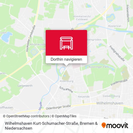 Wilhelmshaven Kurt-Schumacher-Straße Karte