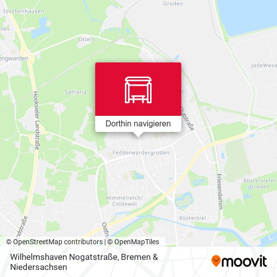 Wilhelmshaven Nogatstraße Karte