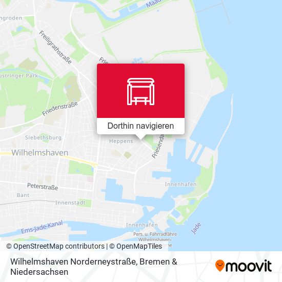 Wilhelmshaven Norderneystraße Karte
