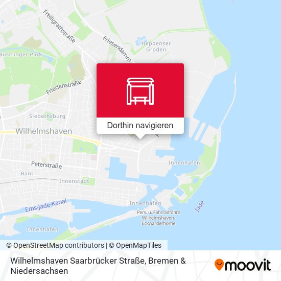 Wilhelmshaven Saarbrücker Straße Karte