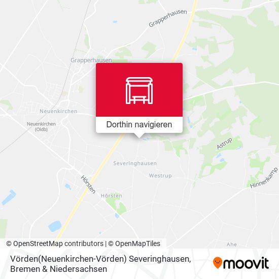 Vörden(Neuenkirchen-Vörden) Severinghausen Karte