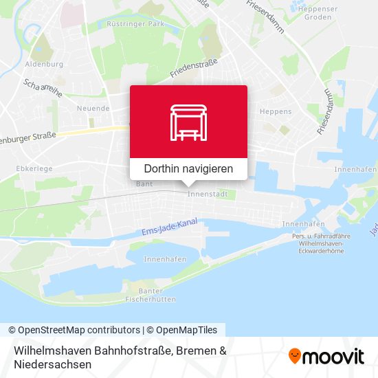 Wilhelmshaven Bahnhofstraße Karte