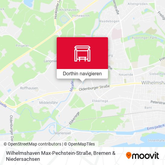 Wilhelmshaven Max-Pechstein-Straße Karte