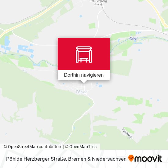 Pöhlde Herzberger Straße Karte