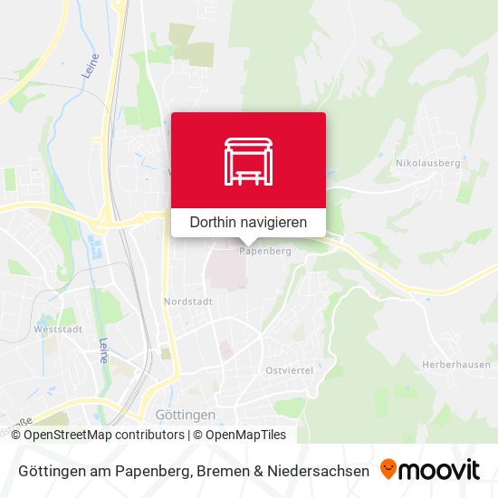 Göttingen am Papenberg Karte