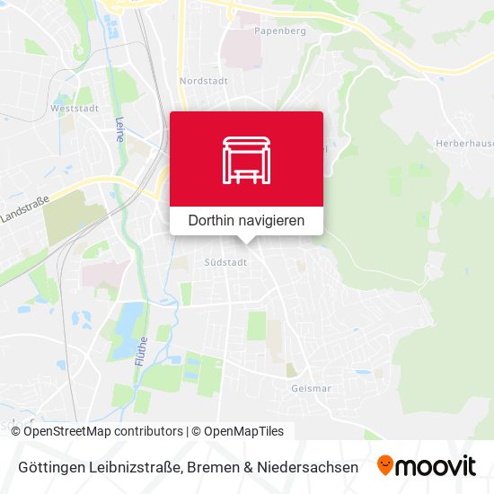 Göttingen Leibnizstraße Karte