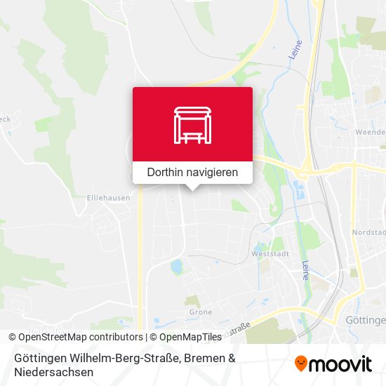 Göttingen Wilhelm-Berg-Straße Karte