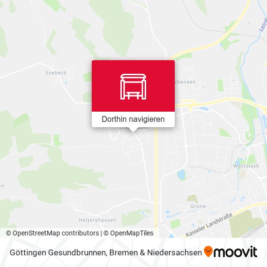 Göttingen Gesundbrunnen Karte